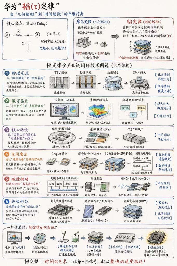 华为“韬(τ)定律”
